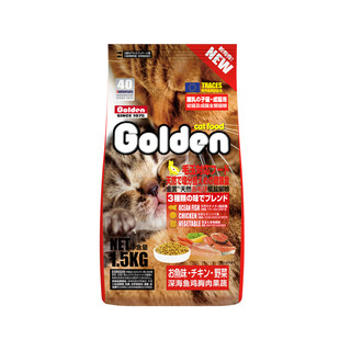 Golden 金赏 去毛球 低盐全期猫粮 1.5kg