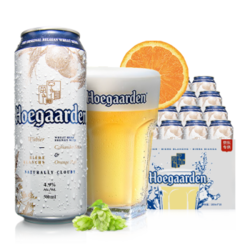 福佳（Hoegaarden）比利时风味精酿啤酒 福佳白啤酒 500ml*18听