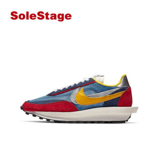 NIKE 耐克 BV0073-400 LD WAFFLE x sacai 联名 男女运动跑步鞋 (红蓝、36.5)