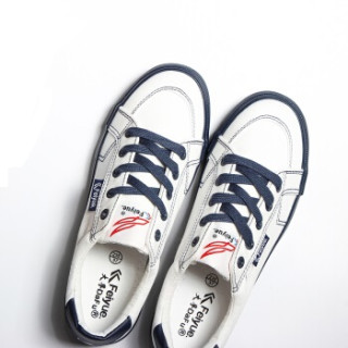 Dafufeiyue 大孚飞跃男女原宿风潮流百搭休闲情侣帆布小白鞋53 深蓝36 偏大一码 报价价格评测怎么样 什么值得买