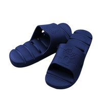 BAIHOU 白猴 侧漏水沙滩时尚情侣防滑按摩家居浴室凉拖鞋 T-1802 深蓝 40-41