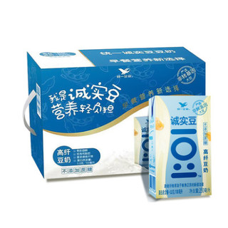 统一 诚实豆 高纤豆奶 250ml*16盒 