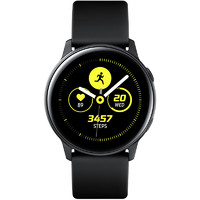 三星（SAMSUNG）智能手表 酷黑 Samsung Galaxy Watch Active 心率报警 游泳 运动自动追踪 无线充电共享