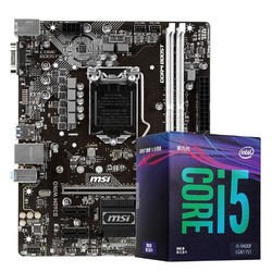 intel 英特尔 酷睿 i5-9400F 盒装处理器   msi 微星 B360M WIND 主板（送散热器）