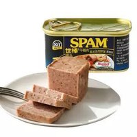 SPAM 世棒 午餐肉罐头 黑椒口味198g