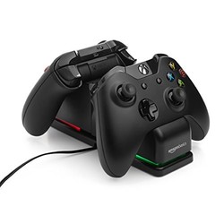 AmazonBasics 亚马逊倍思 Xbox One 双手柄充电站 + 2粒可充电电池组 *2件