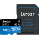 Lexar 雷克沙 633x MicroSDXC UHS-I U3 A2 TF存储卡 512GB