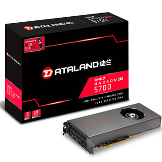 DATALAND 迪兰恒进 RX 5700 XT 8G X战将 显卡 8GB