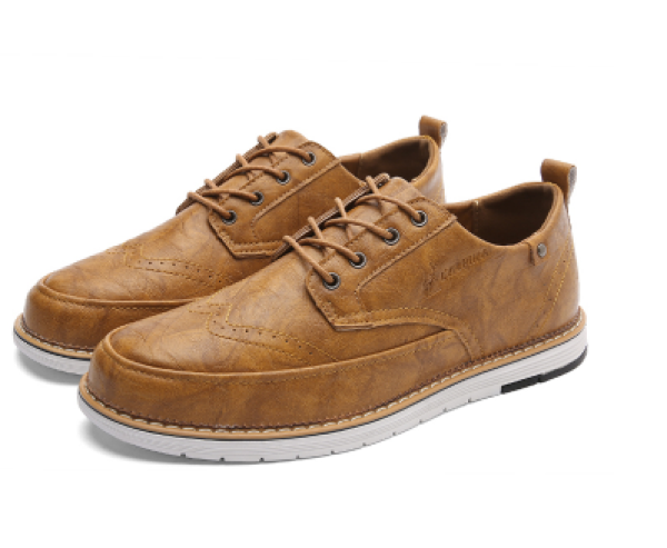 商品maylen hughes 麦伦休斯 韩版潮流百搭英伦 青年商务休闲皮鞋男