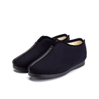 laomeihua 老美华 传统老北京骆驼鞍款中老年男棉布鞋 093108030 兰色