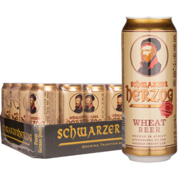 Schwarzer Herzog 歌德 小麦白啤酒 500ml*24听 *2件