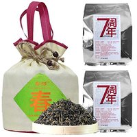 安够 7周年精制红茶 180克×2袋 共360克 云南滇红工夫红茶 云南大叶种传统工艺