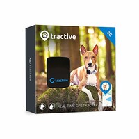 Tractive GPS 3G 宠物追踪器适用于狗和猫 - 防水宠物狗配件装置 黑色 小码/均码