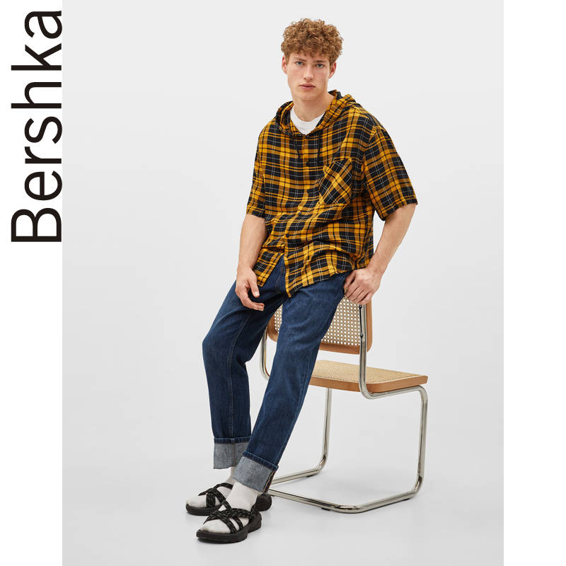 Bershka 巴适卡 00244388400 男士 牛仔裤