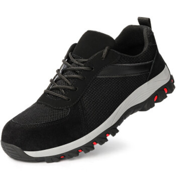 商品jingtu 京途 劳保鞋男透气轻便防砸防刺穿钢包头凯夫拉中底耐磨