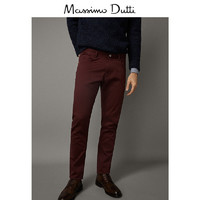 Massimo Dutti 00041141606 男装仿牛仔布长裤男士时尚裤装