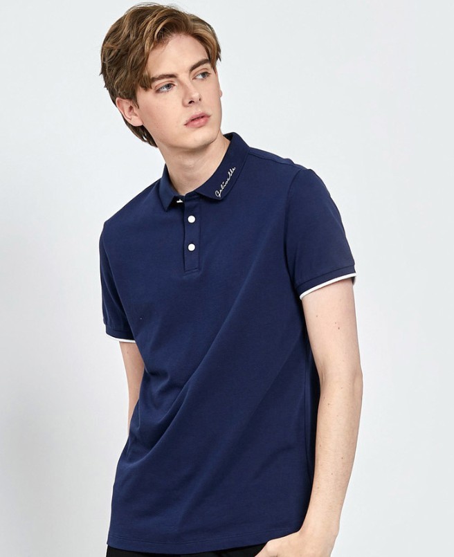 真维斯 jw-91-173504 男士短袖翻领t恤