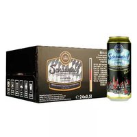 雪夫啤酒(Schaumhof ) 小麦黑啤酒 500ml*24听 德国进口 整箱装