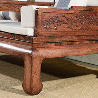 老榆木罗汉床实木炕桌床榻椅现代简约榻客厅沙发塌禅意新中式炕几