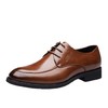 WANSSENY 万西尼 男士英伦风低帮系带正装韩版商务休闲鞋 567-5 棕色 44