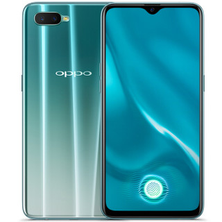 OPPO K1 光感屏幕指纹 水滴屏拍照手机 6G+64G 银光绿