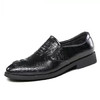 绅诺（SUROM） 商务男士低帮英伦休闲皮鞋 SN-9109 黑色套脚 40