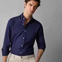 Massimo Dutti 00150040401 男式长袖衬衫