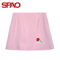 SPAO SPWH737S51 女式时尚休闲花朵印花a型半身裙 