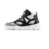 Haut Ton 皓顿 休闲鞋男鞋牛皮男士板鞋时尚鞋子男 9384GB253  黑色 41