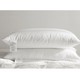 五星级酒店枕芯羽丝绒枕芯白绒枕枕头单人护颈枕B 白色-低枕（2只装）