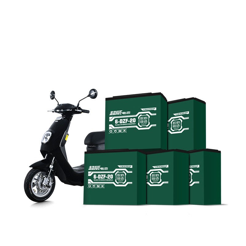 超威60v20ah 6-dzf-20 经典款电池 5只装