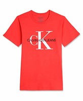 Calvin Klein 男孩经典标志印花 T 恤
