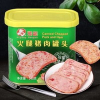 飞龙牌（felo）火腿猪肉罐头 340g/罐 即食 *5件