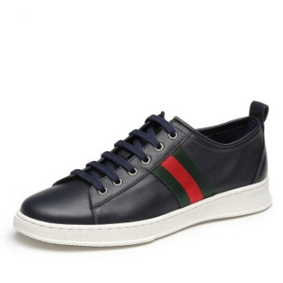 商品satchi沙驰简约舒适系带男鞋休闲皮鞋67842008z深蓝色38