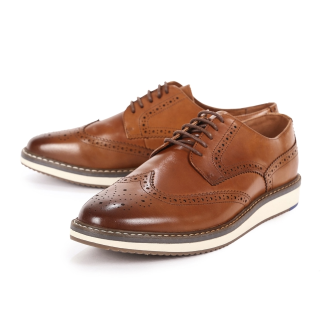 jackjones杰克琼斯2183c8532男士雕花皮鞋2件