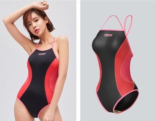 TOSWIM 拓胜 TS610001 三角连体泳衣