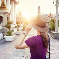 广州-泰国曼谷5天往返含税机票+首晚酒店+电话卡
