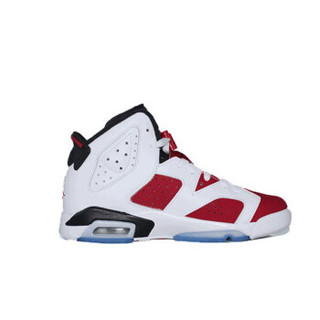 NIKE 耐克  Air Jordan 6 RetroCarmine  384664(1)-160 篮球鞋 (胭脂红、38)