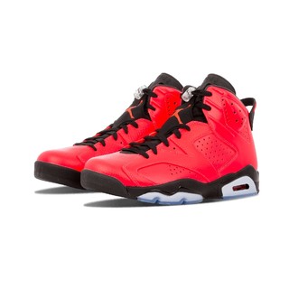 NIKE 耐克 Air Jordan 6 Retro Infrared 23 384664 623 篮球鞋 (黑红、42)