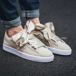 PUMA 彪马 Suede Heart Safari 女士休闲板鞋