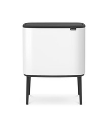 Brabantia 柏宾士 BO Touch3 x 11L 不锈钢分类垃圾桶 白色