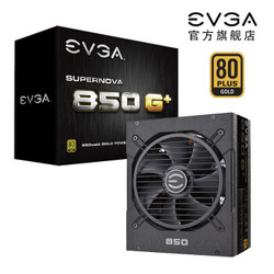 EVGA 艾维克 G+80plus金牌全模组 电脑机箱电源 850W
