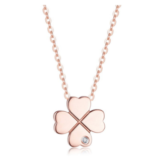 商品zocai 佐卡伊 四叶草钻石吊坠