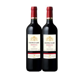 法国原装进口 波尔多产区 拉里城堡2014红葡萄酒 750ml 14%vol. AOC级别