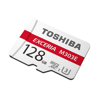 TOSHIBA 东芝 M303E 存储卡 高度耐用 4K拍摄 (128GB、65MB/秒)