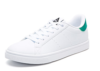ANTA 安踏 男子运动休闲时尚撞色滑板鞋小白鞋 91748002 安踏白/海藻绿-3 9.5(男43)