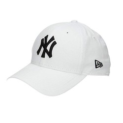New Era MLB Basic NY Yankees 9Forty 男士可调节棒球帽 White *2件
