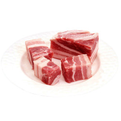 雨润 五花肉(带皮五花肉) 400g/袋 烧烤烤肉 *7件