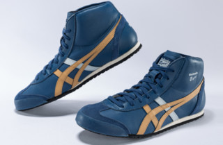 Onitsuka Tiger 鬼冢虎 运动休闲鞋 中性 MEXICO Mid Runner HL328-400 深蓝色 37.5