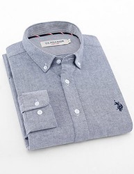 美国大牌清仓 买2件减20元 U.S. POLO春季长袖衬衫